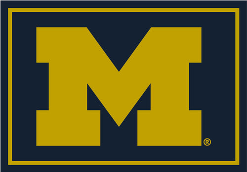 University of Michigan Rug Team Spirit 1