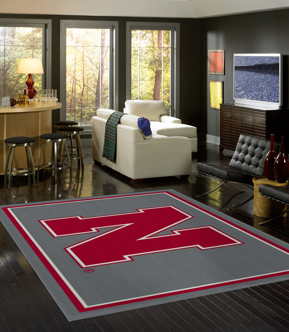 University of Nebraska Rug Team Spirit