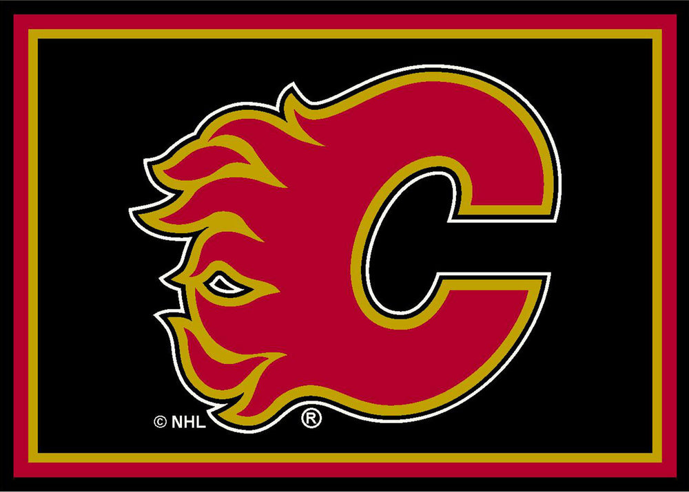Calgary Flames Rug Team Spirit