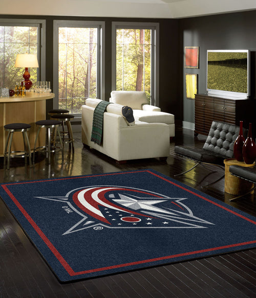 Columbus Blue Jackets Rug Team Spirit 2