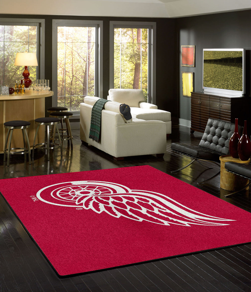 Detroit Redwings Rug Team Spirit