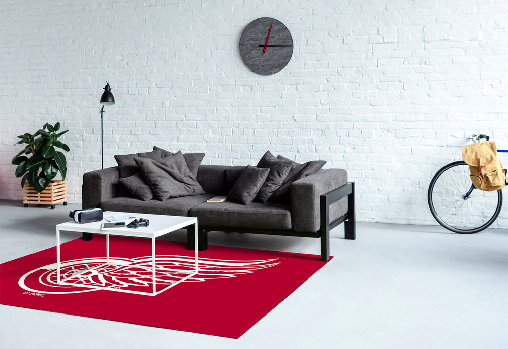 Detroit Redwings Rug Team Spirit