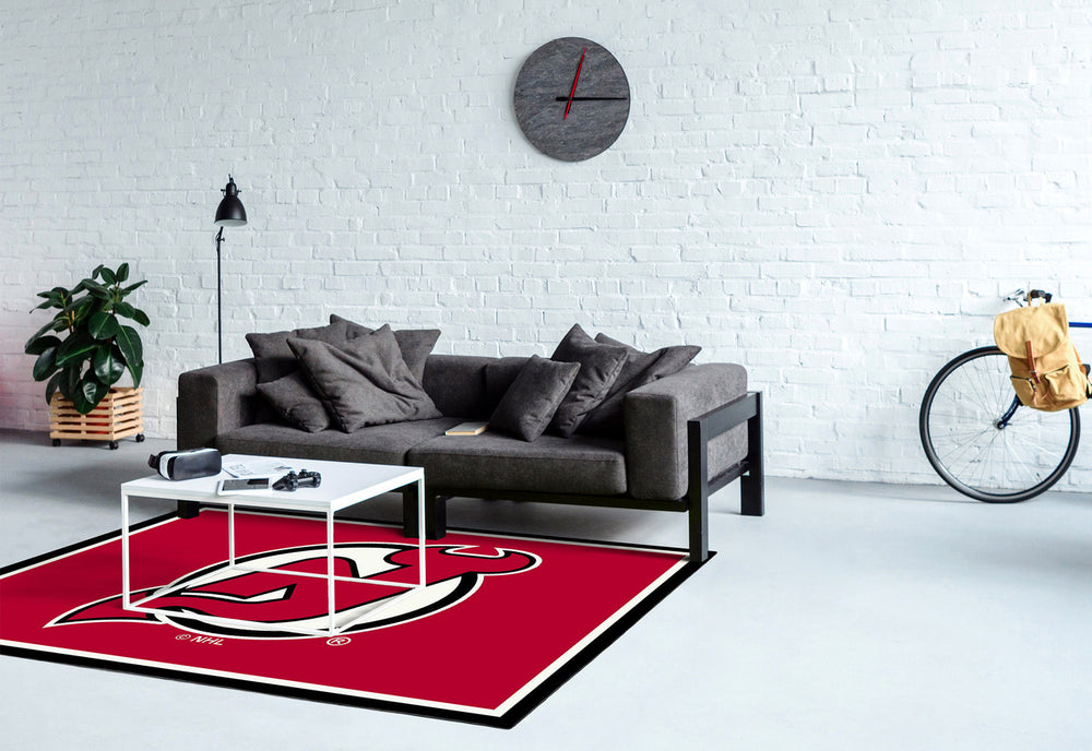 New Jersey Devils Rug Team Spirit
