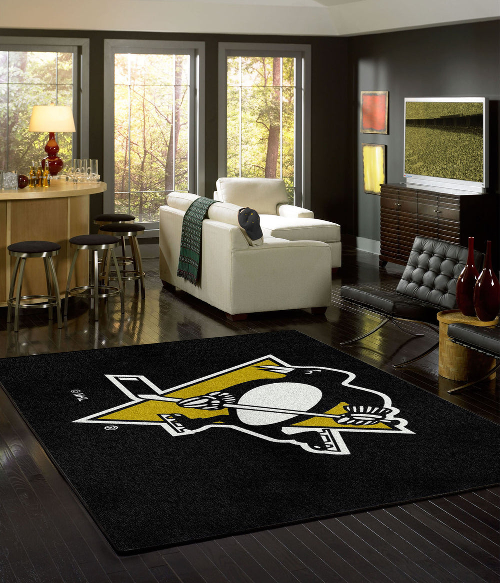 Pittsburgh Penguins Rug Team Spirit