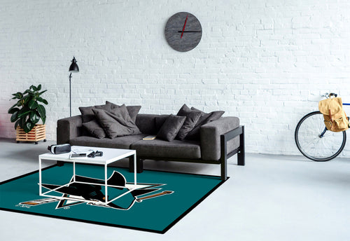 San Jose Sharks Rug Team Spirit 3