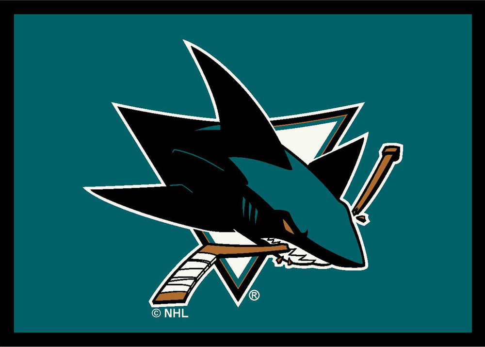 San Jose Sharks Rug Team Spirit