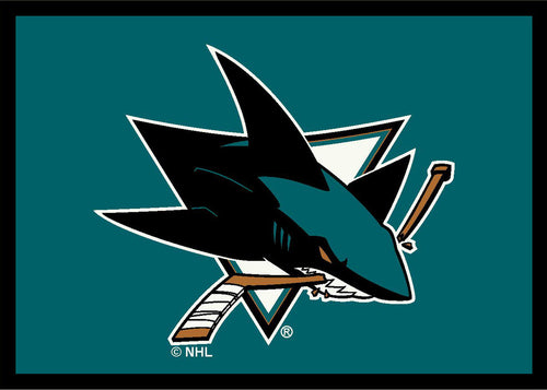 San Jose Sharks Rug Team Spirit 1