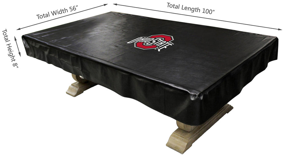 Ohio State University Pool Table Cover 8 Foot