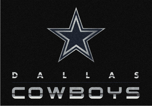 Dallas Cowboys Rug Chrome 1