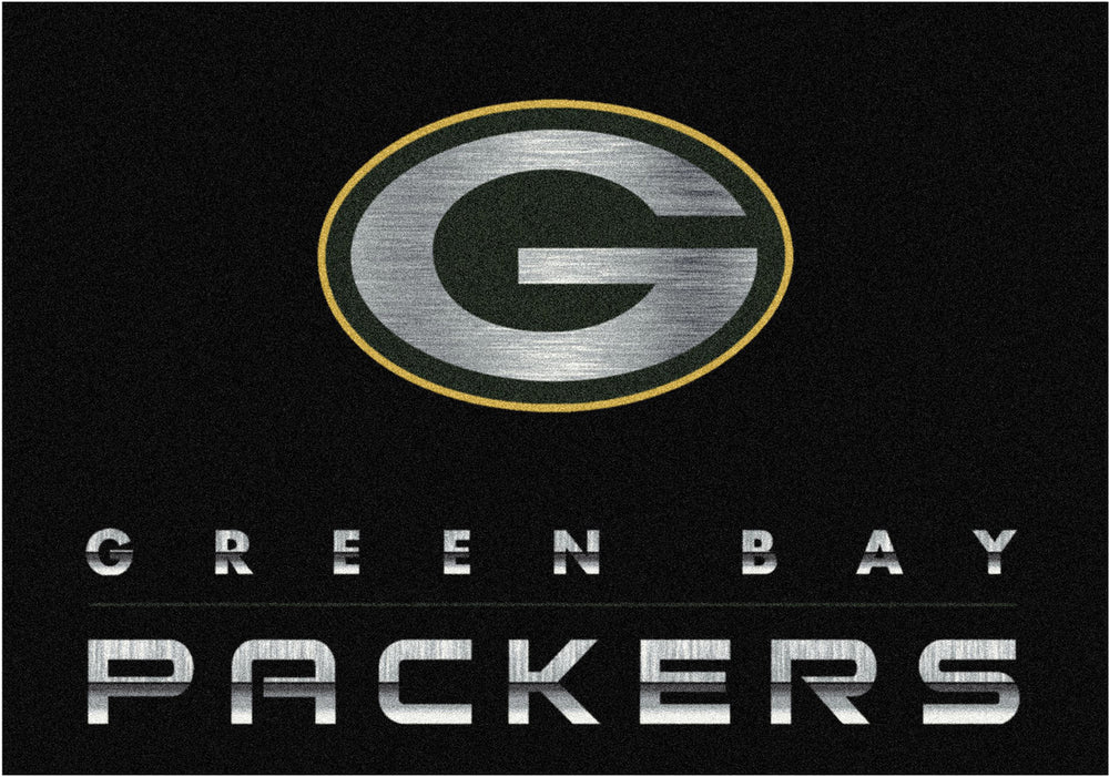 Green Bay Packers Rug Chrome