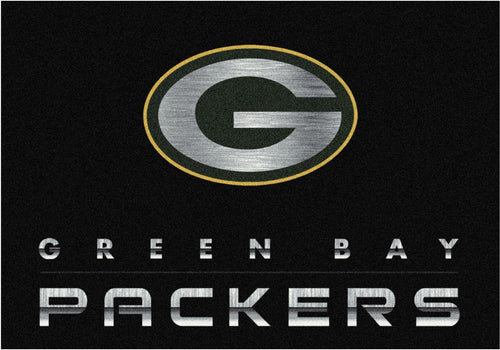 Green Bay Packers Rug Chrome 1