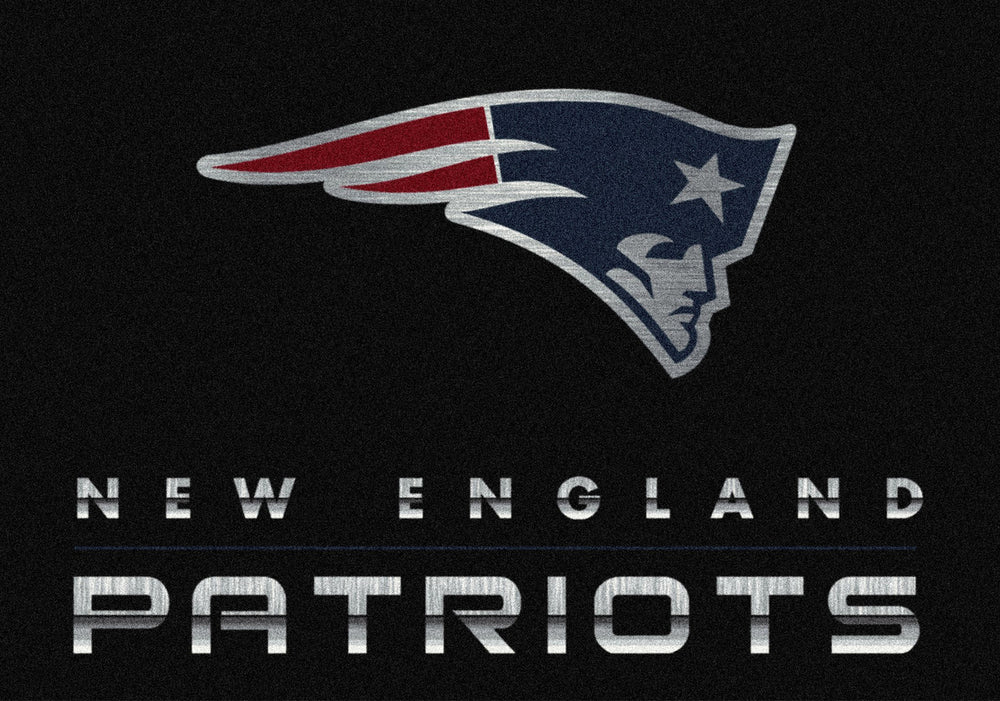 New England Patriots Rug Chrome