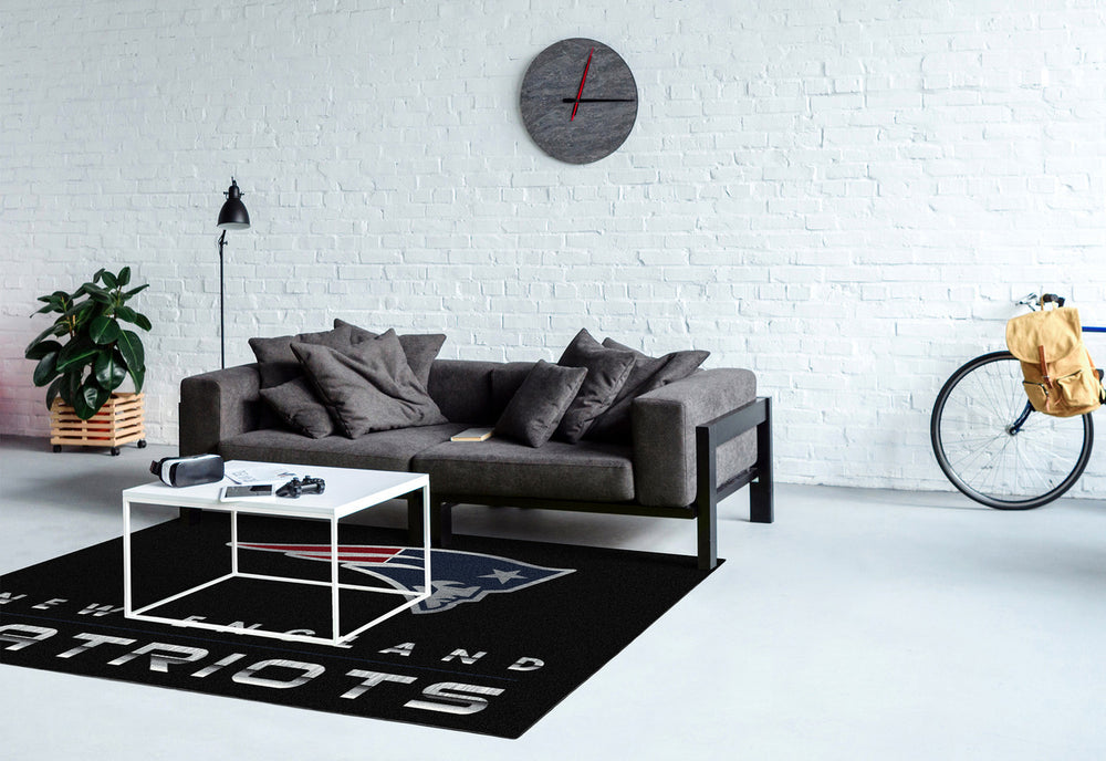 New England Patriots Rug Chrome