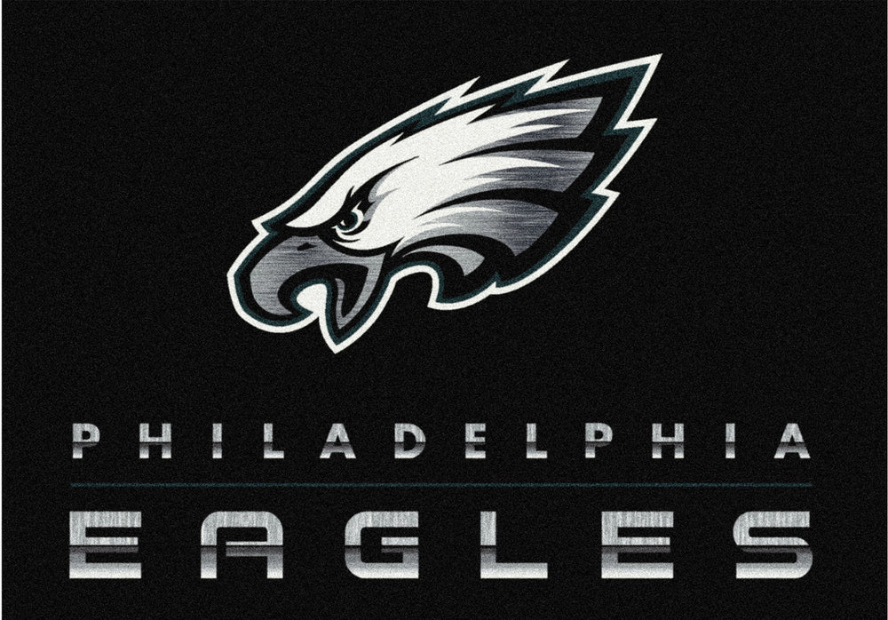 Philadelphia Eagles Rug Chrome