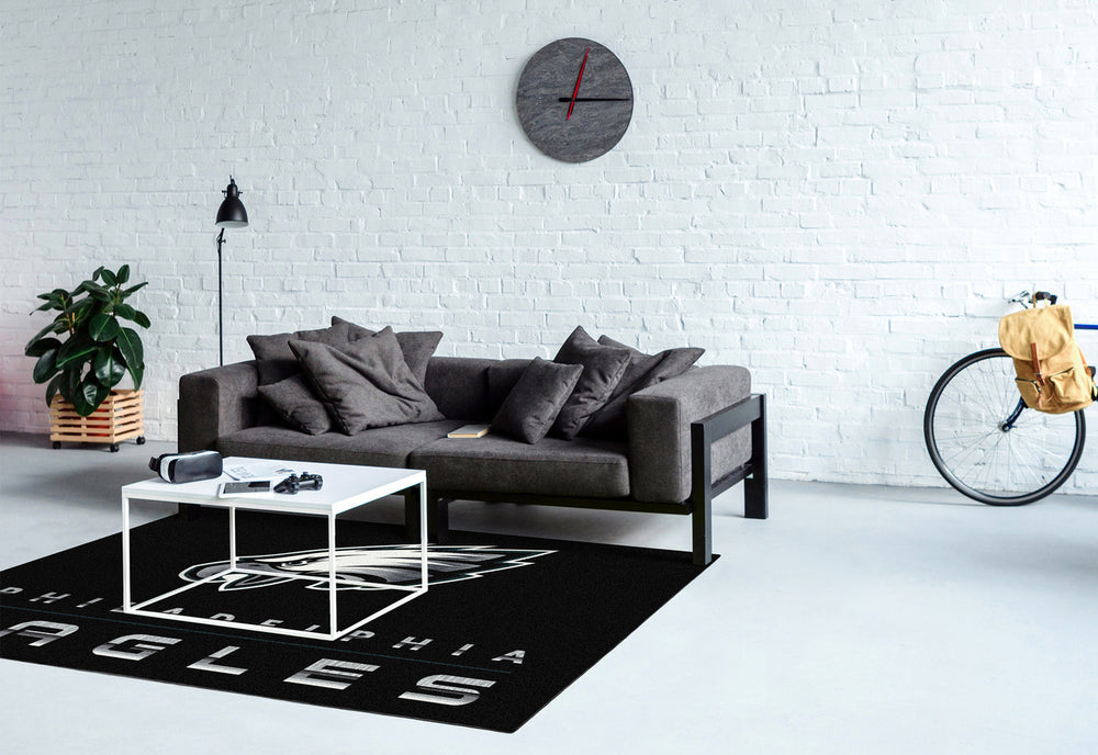 Philadelphia Eagles Rug Chrome