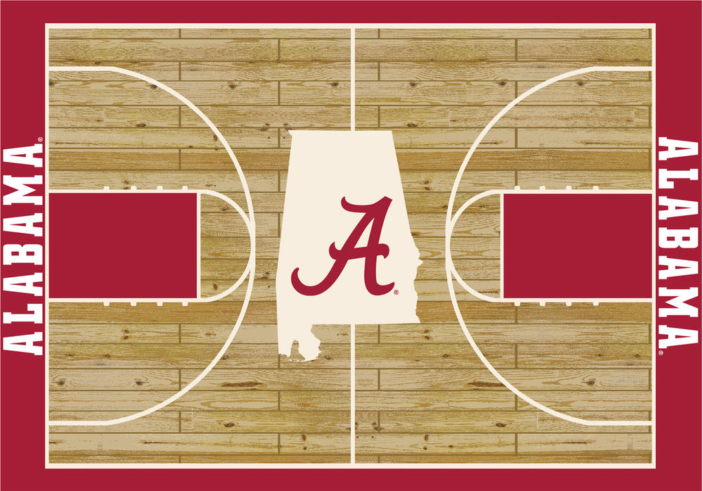 University of Alabama Rug Courtside