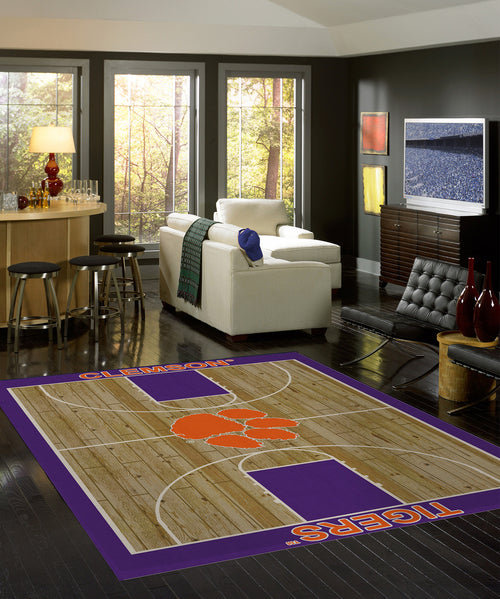 Clemson University Rug Courtside 5