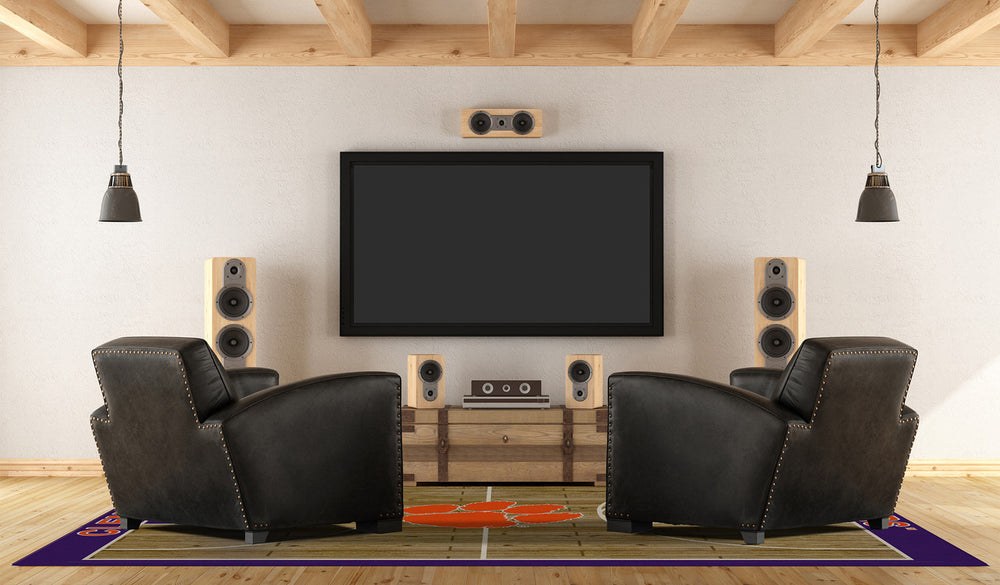 Clemson University Rug Courtside