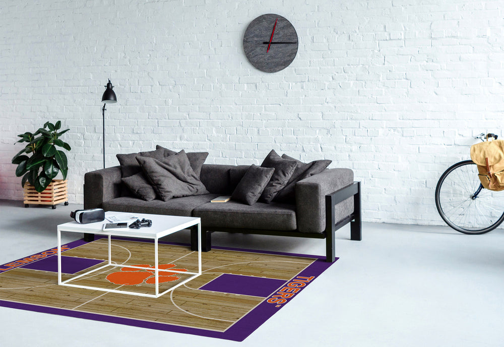 Clemson University Rug Courtside
