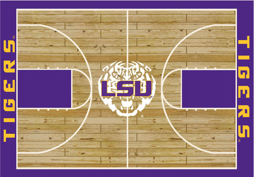 LSU Rug Courtside 1