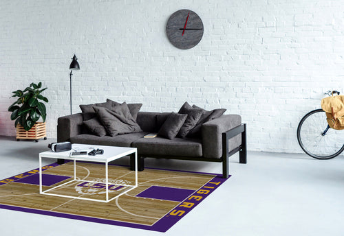LSU Rug Courtside 4