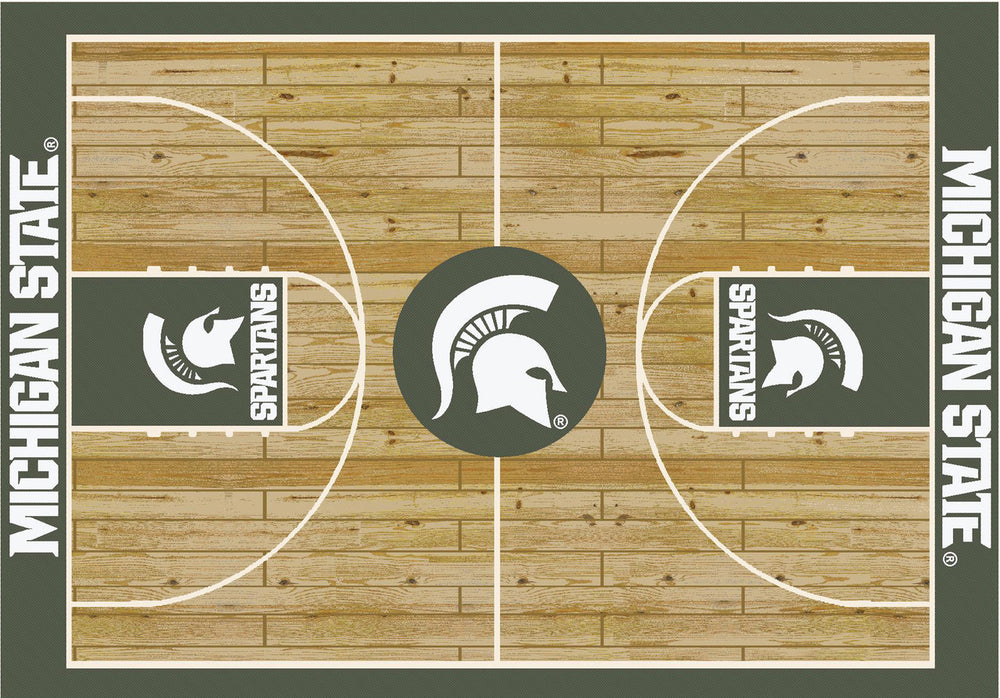 Michigan State University Rug Courtside