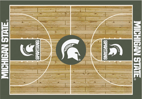 Michigan State University Rug Courtside 1