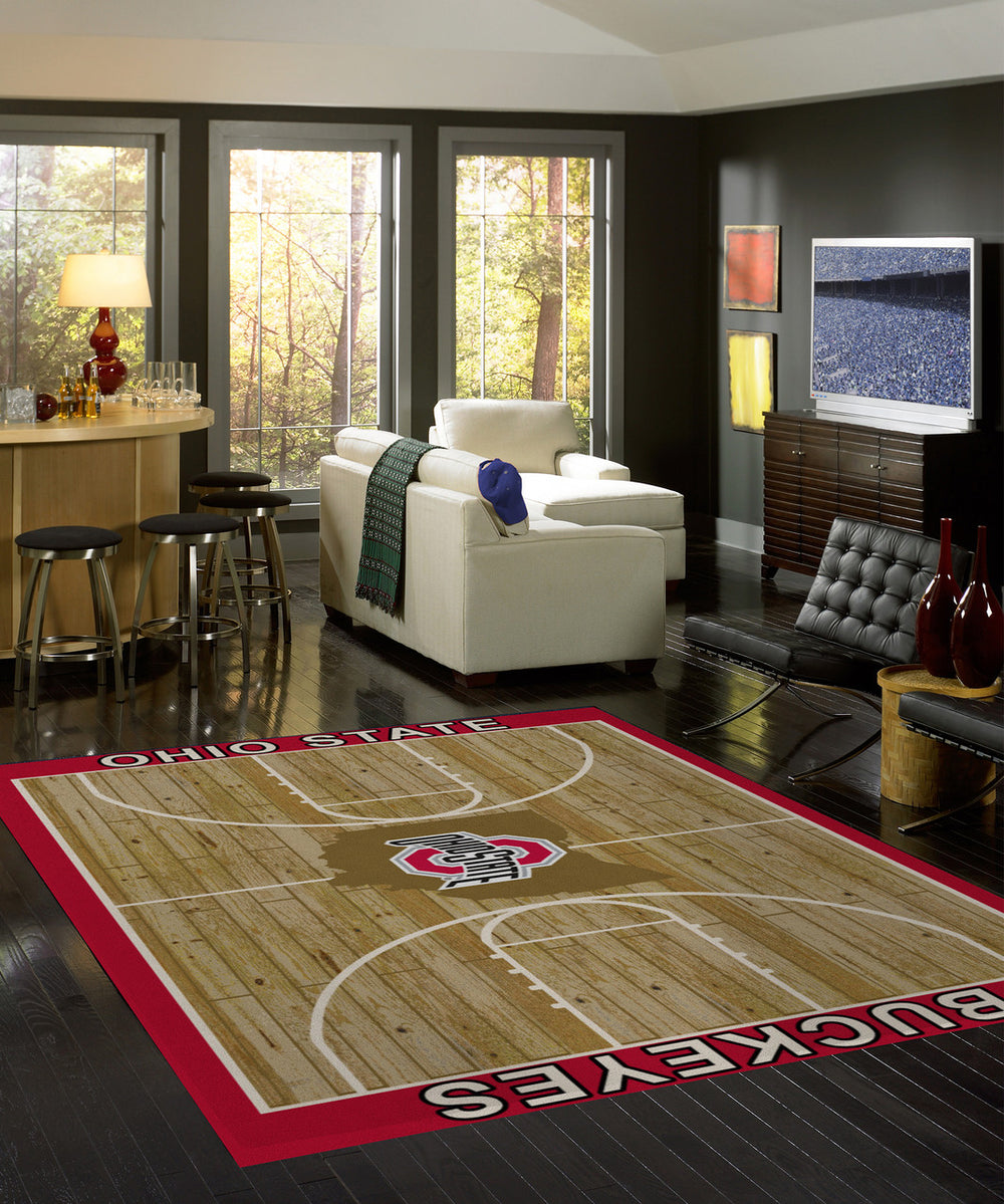 Ohio State University Rug Courtside