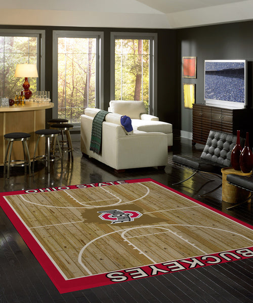 Ohio State University Rug Courtside 5