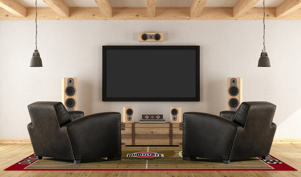 Ohio State University Rug Courtside