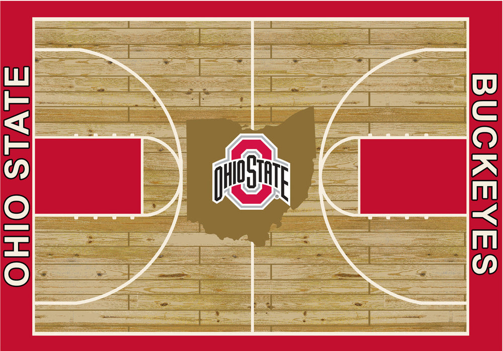 Ohio State University Rug Courtside