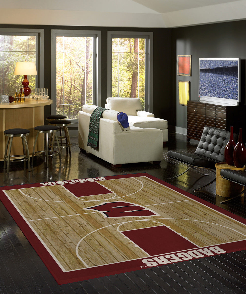 University of Wisconsin Rug Courtside