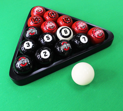 Ohio State Pool Balls with Numbers 4