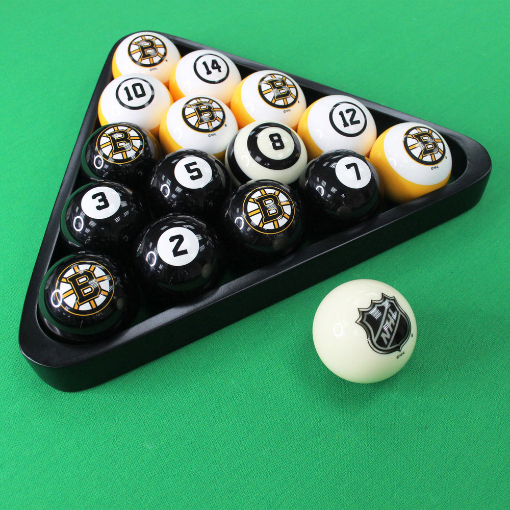 Boston Bruins Pool Balls with Numbers