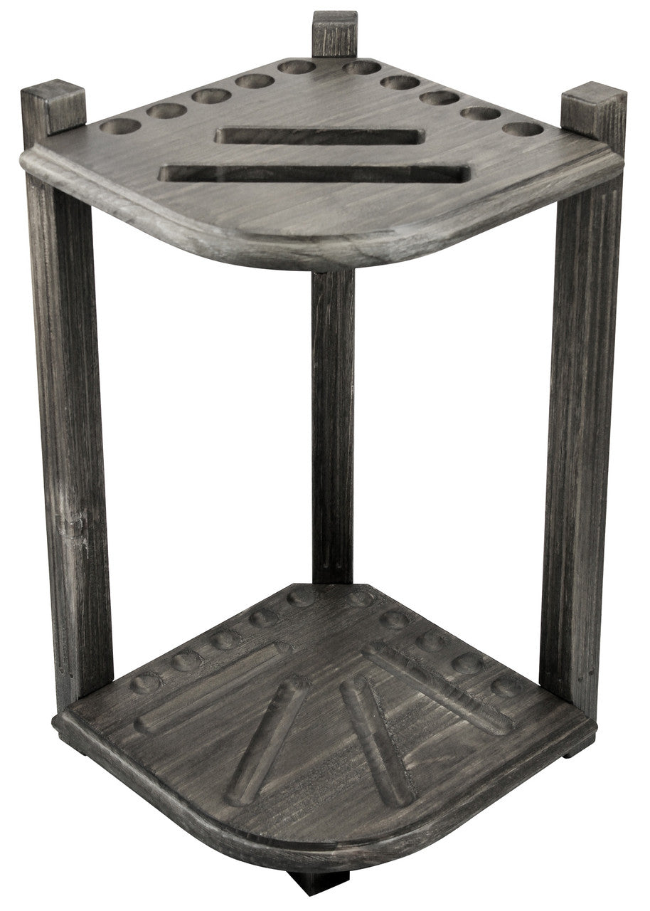 Imperial Cue Rack Double Thick Silver Mist