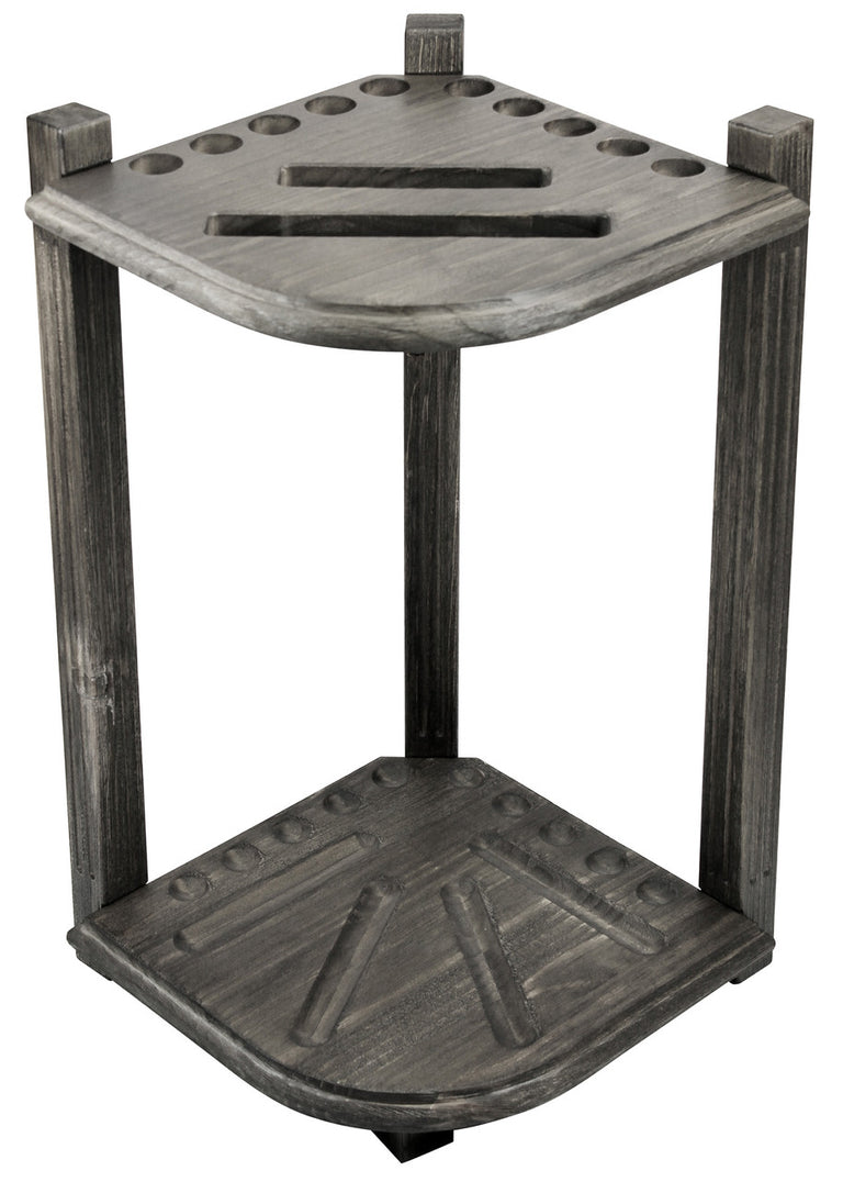 Imperial Cue Rack Double Thick Silver Mist