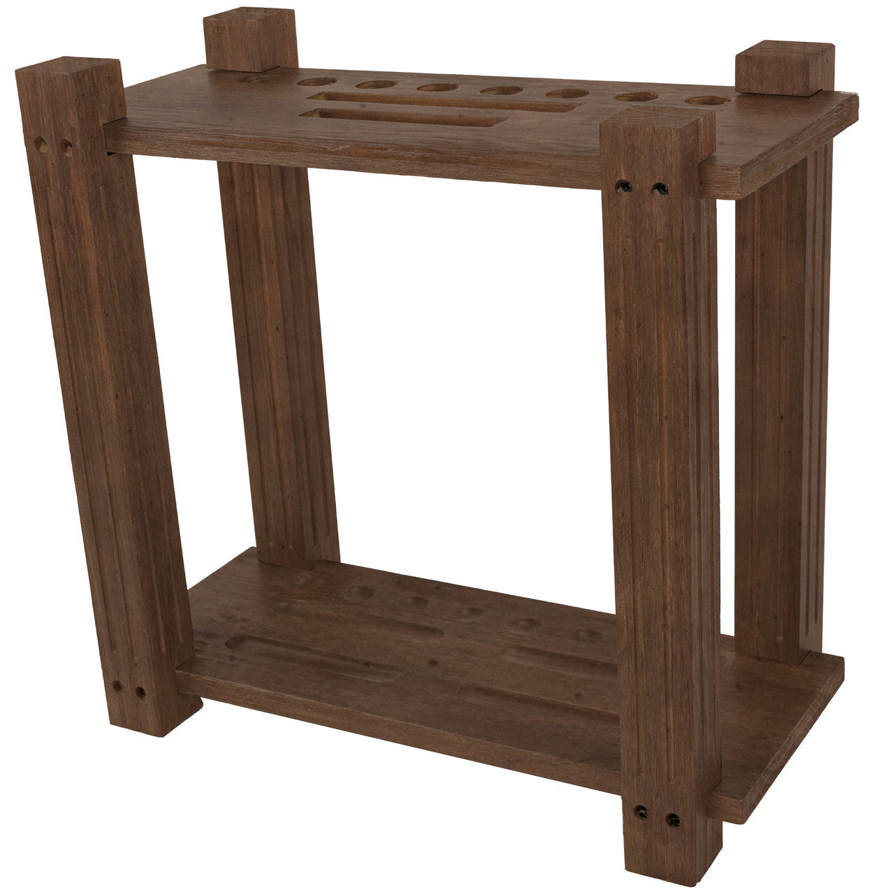 Imperial Cue Rack Rectangle Floor Rack Whiskey
