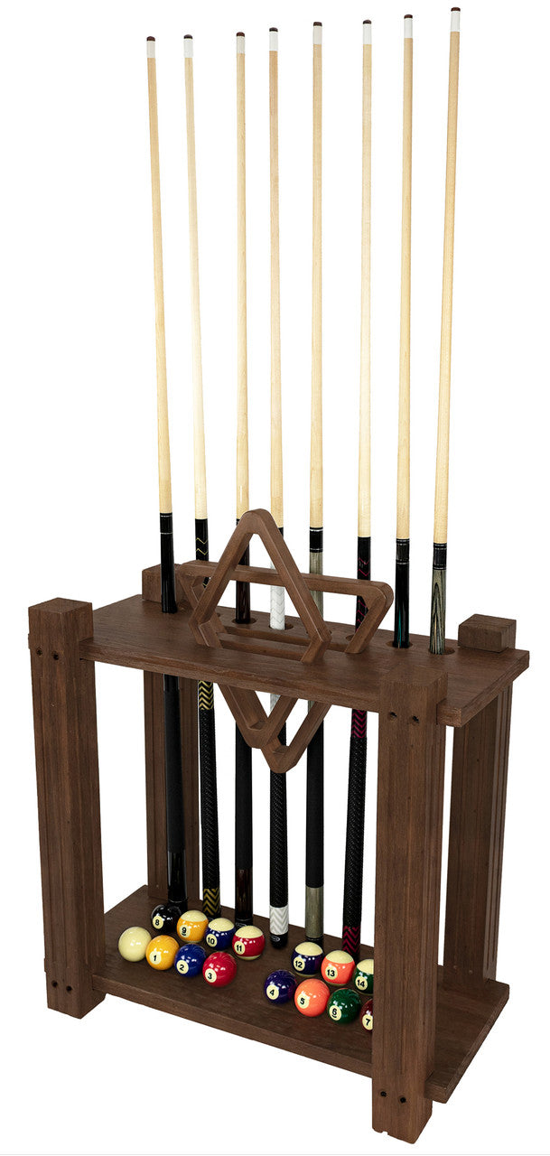Imperial Cue Rack Rectangle Floor Rack Whiskey
