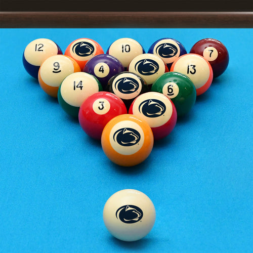 Penn State University Pool Balls - Retro Balls Set 2