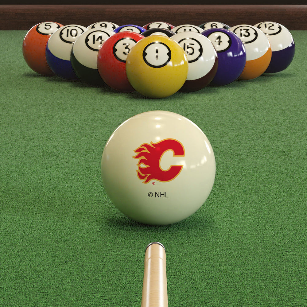 Calgary Flames Pool Balls - Retro Balls Set