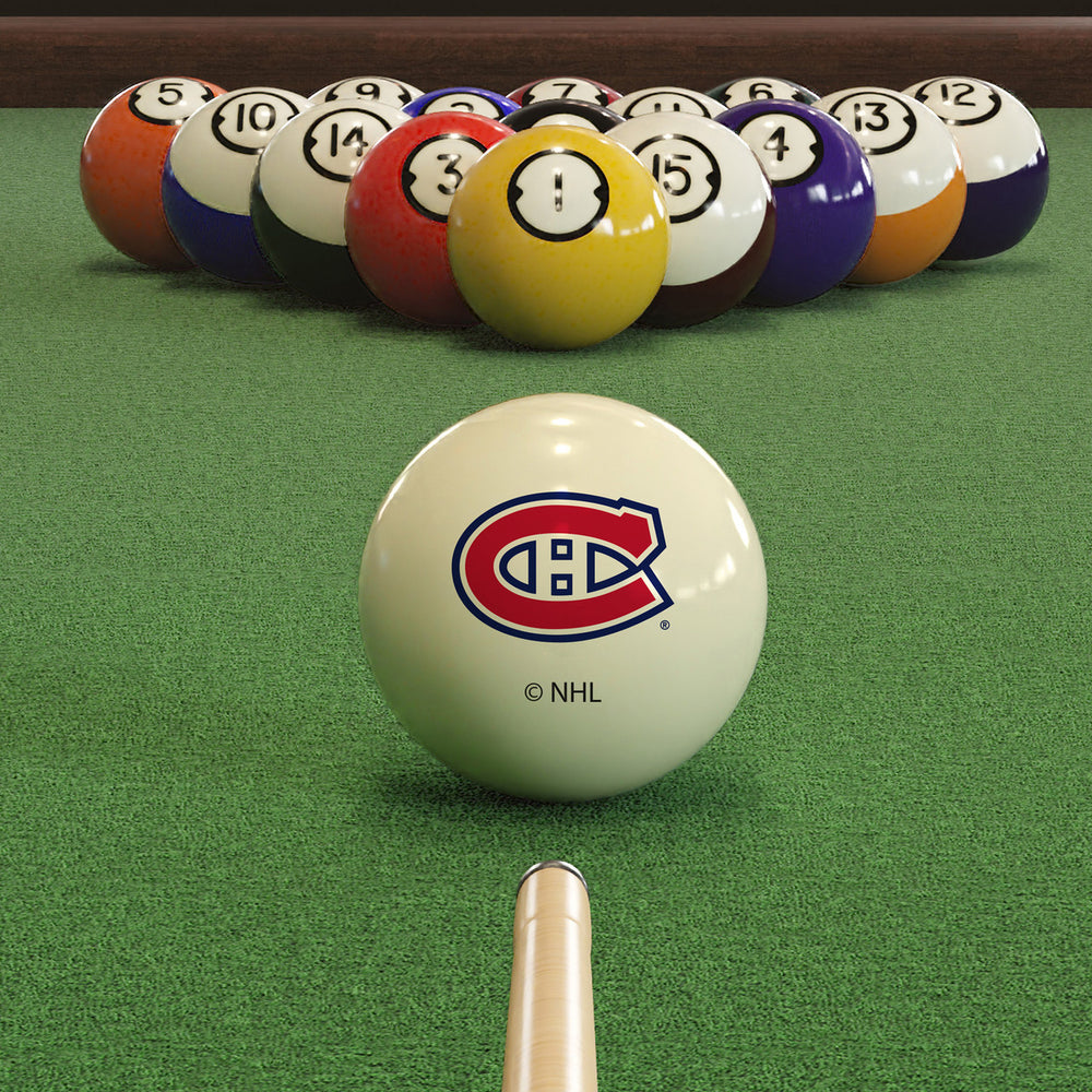 Montreal Canadiens Pool Balls - Retro Balls Set