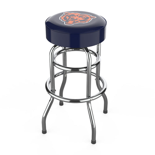 Chicago Bears Bar Stool Chrome 1