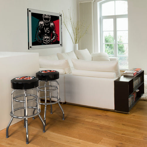 Cincinnati Bengals Bar Stool Chrome 5