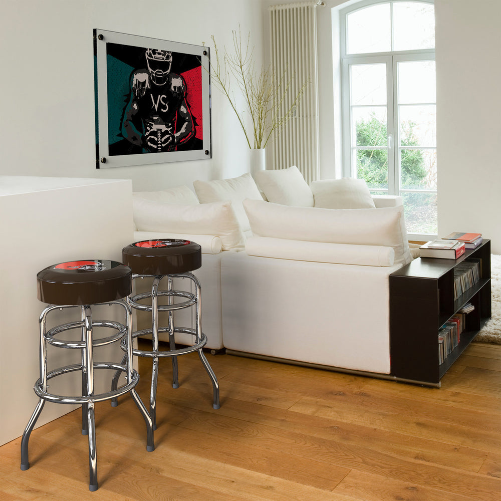 Cleveland Browns Bar Stool Chrome