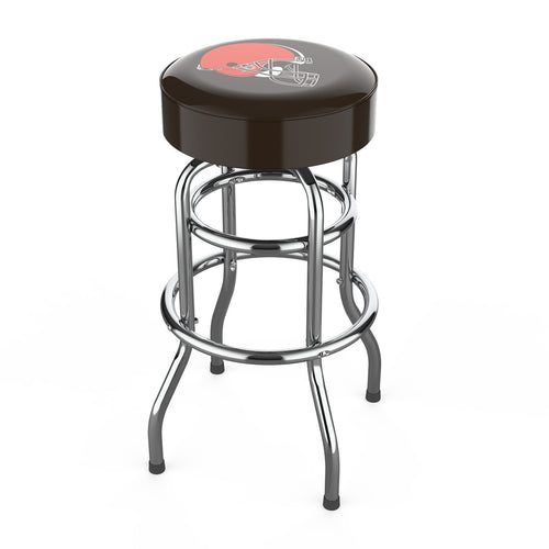 Cleveland Browns Bar Stool Chrome 1