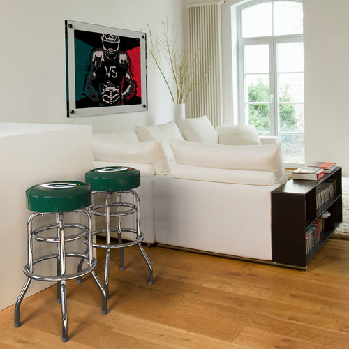 Green Bay Packers Bar Stool Chrome 5