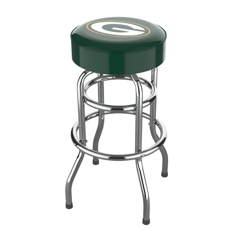 Green Bay Packers Bar Stool Chrome 1