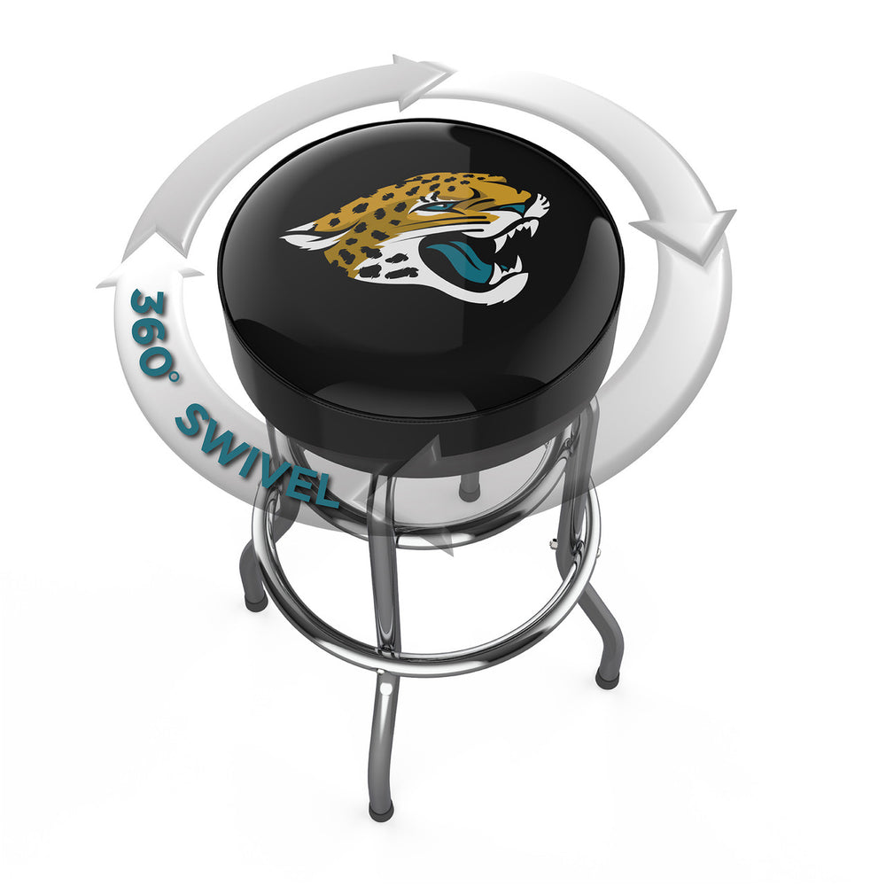 Jacksonville Jaguars Bar Stool Chrome