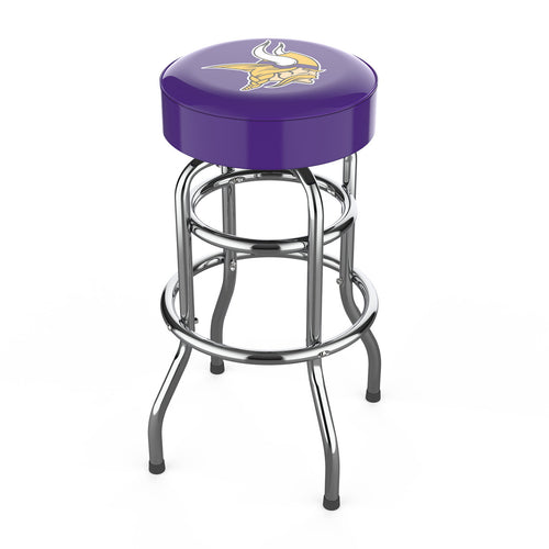 Minnesota Vikings Bar Stool Chrome 1