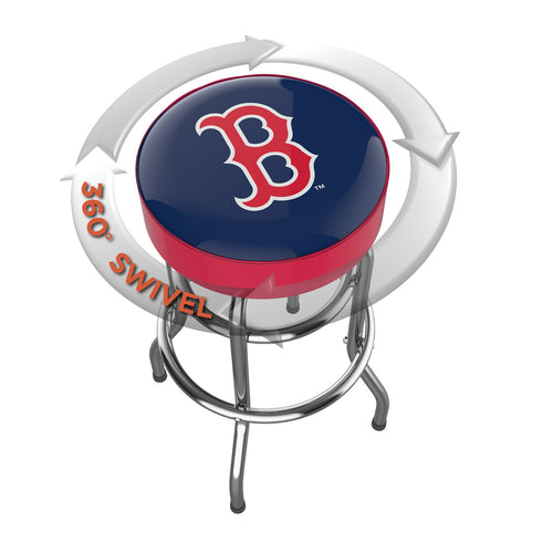 Boston Red Sox Bar Stool Chrome 4